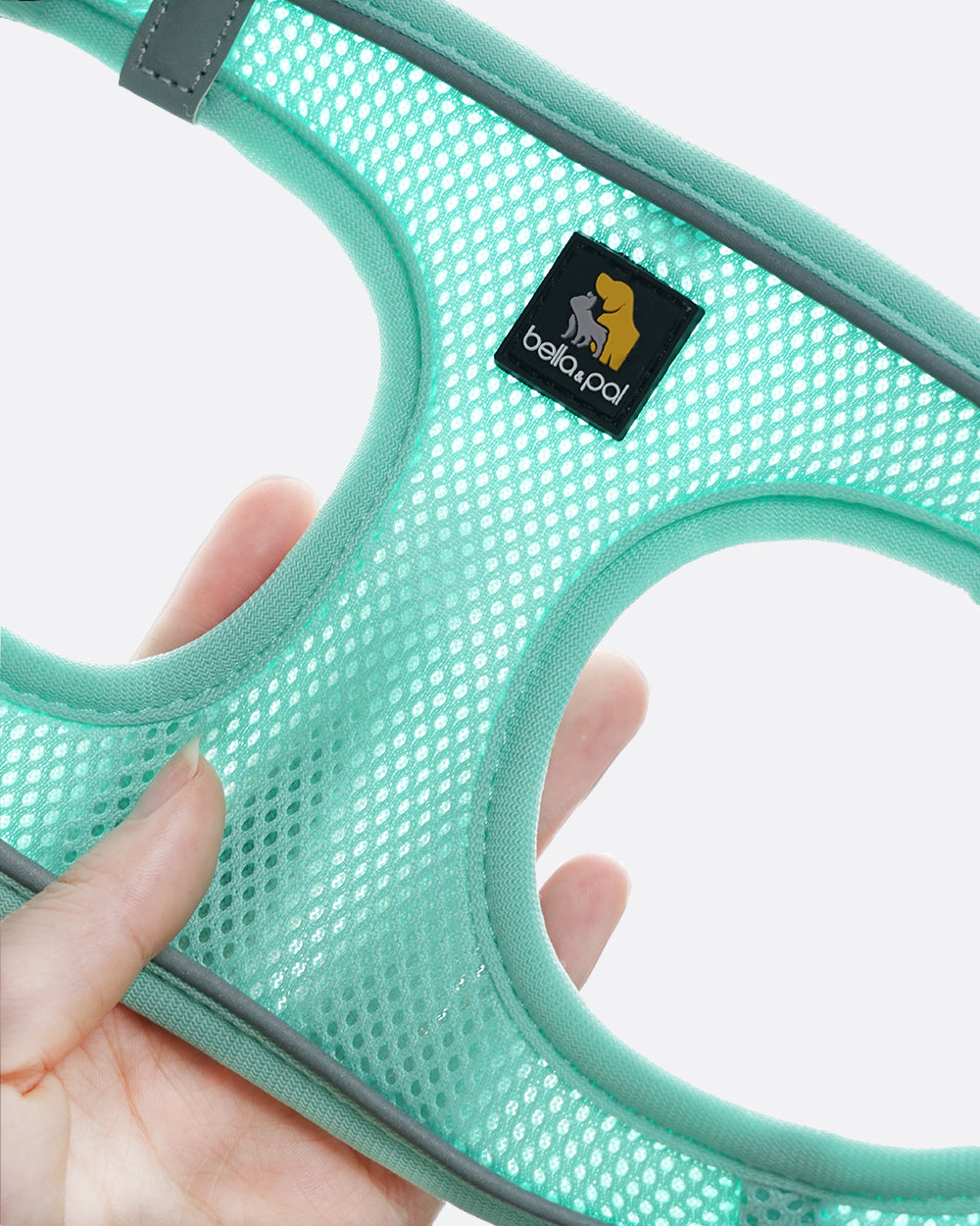 OxyMesh Velcro Step-in Harness and Leash Set - Mint Green
