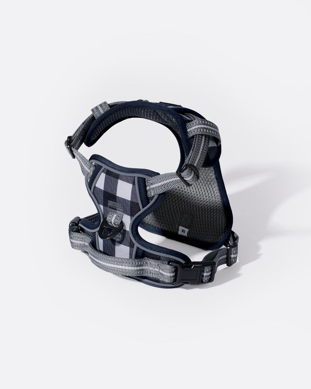 Smart Pro No Pull Dog Harness - Scottish Style Navy And White Grid