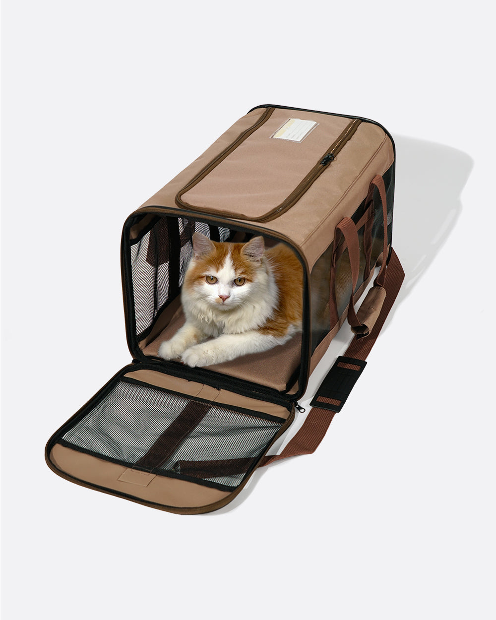 Portable Pet Travel Carrier - Choco Brown