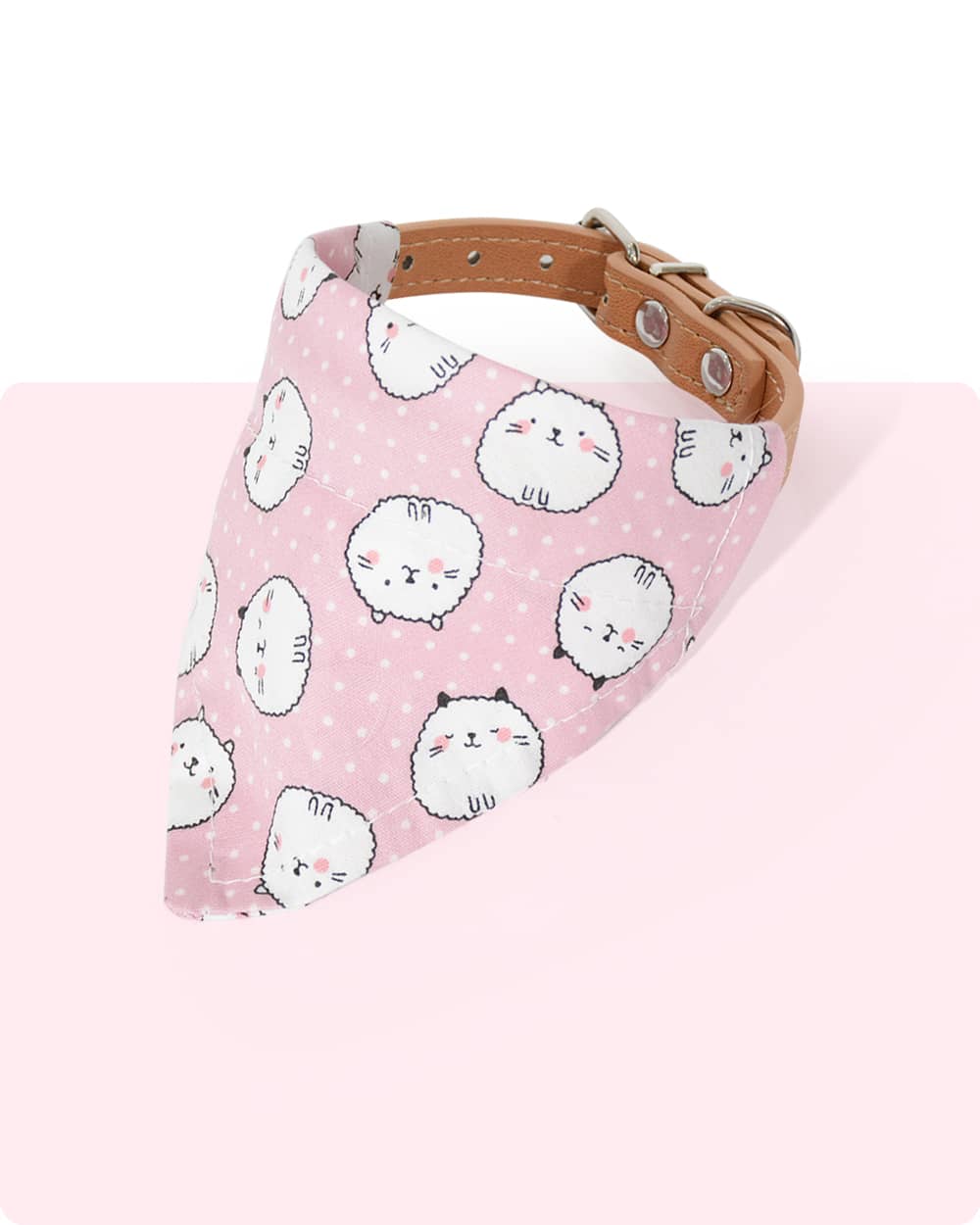 Reversible Dog Bandana with Collar - Mochi