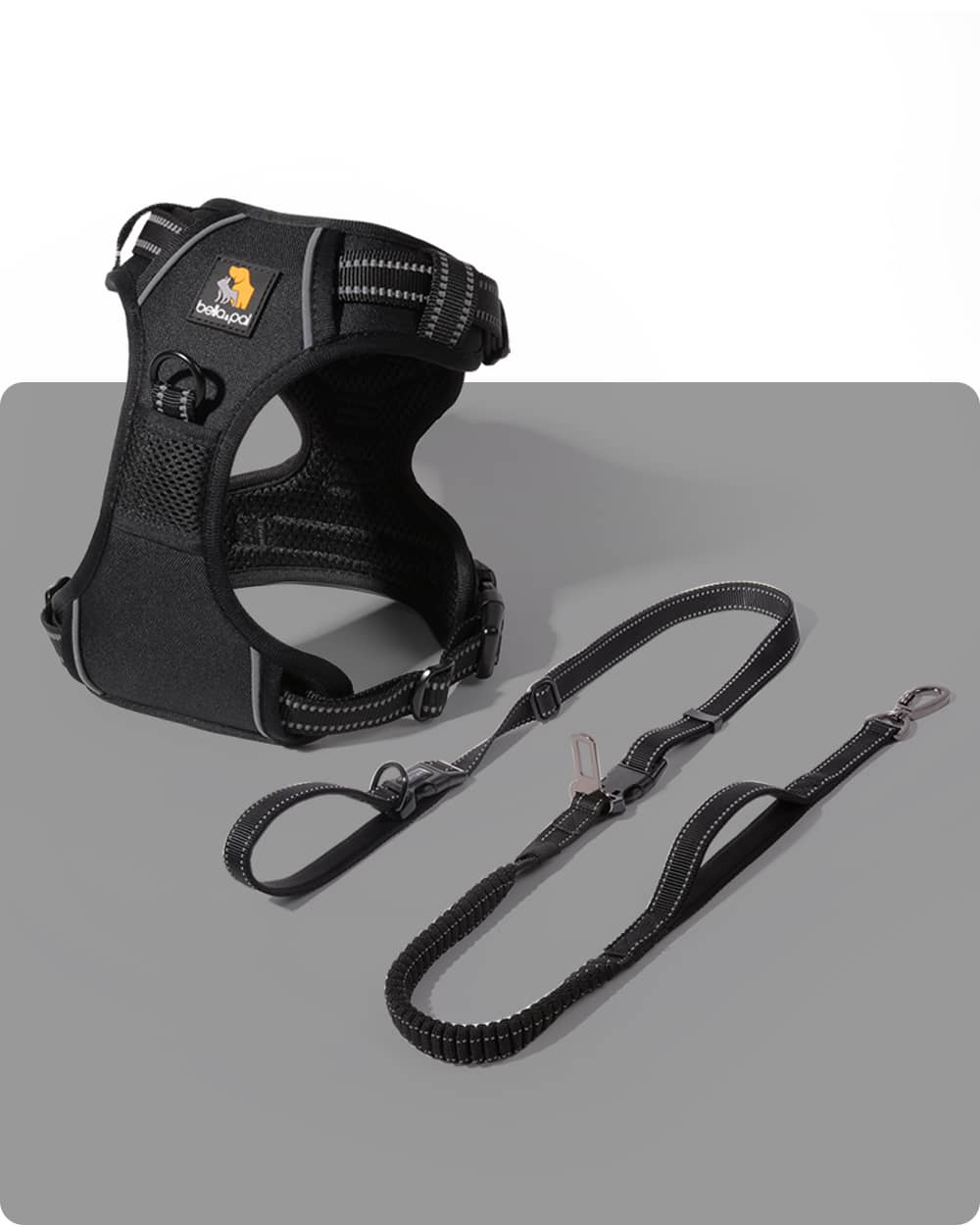 Smart Pro No Pull Harness and Hands-Free Leash Set - Classic Black