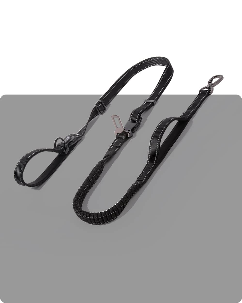 Ultimate 6-in-1 Hands-Free Dog Leash - Black