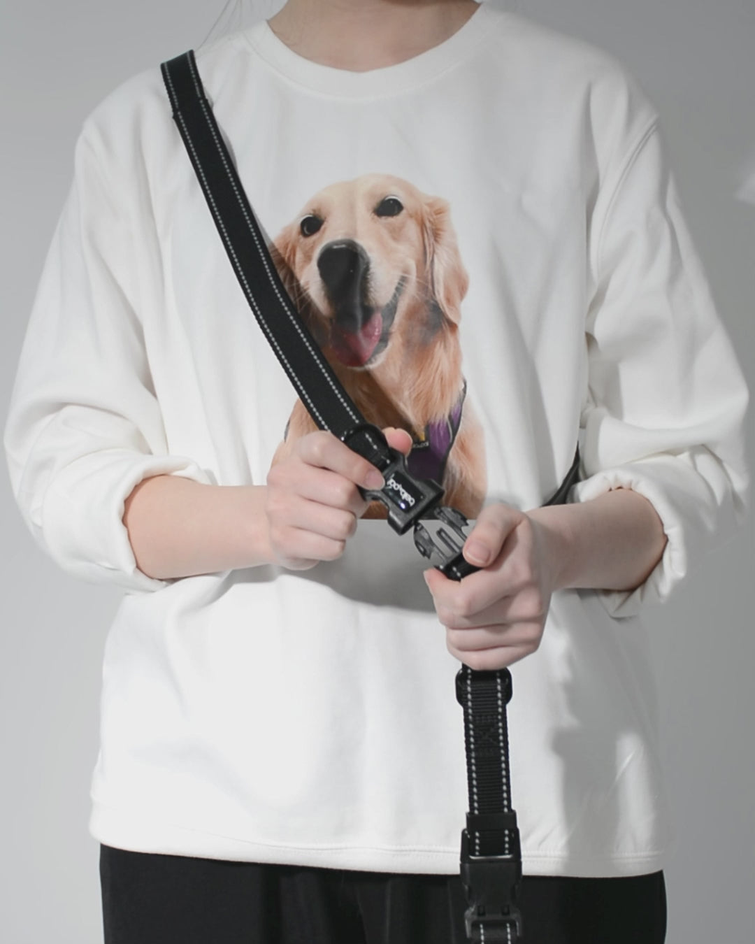 Ultimate 6-in-1 Hands-Free Dog Leash - Black