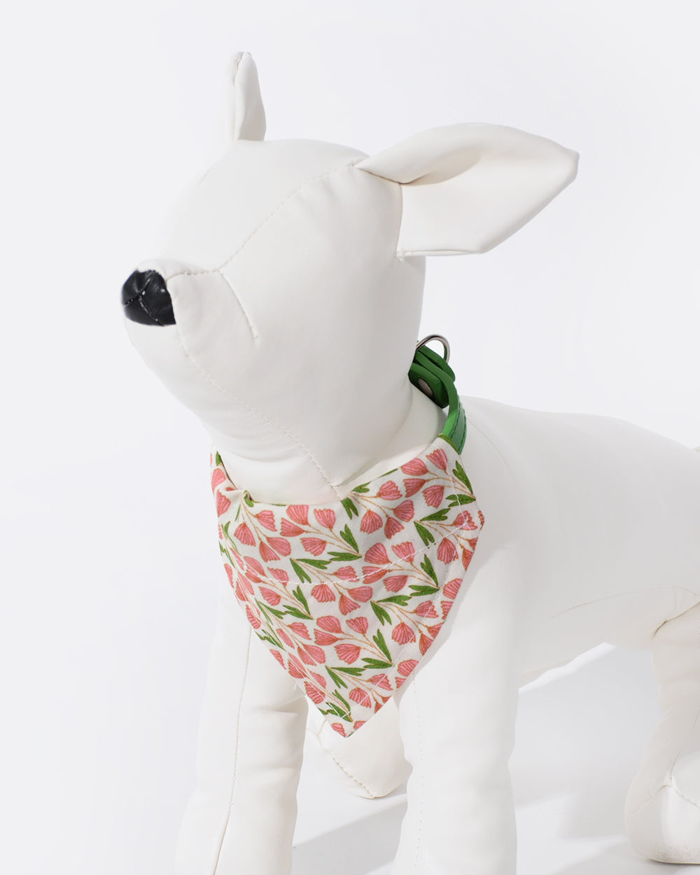 Reversible Dog Bandana with Collar - Garden