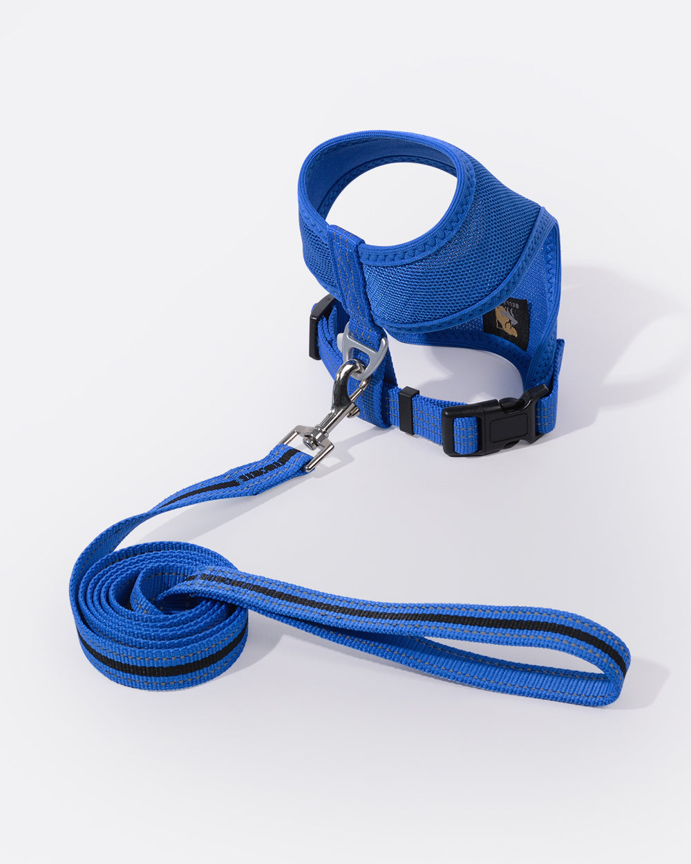 Simply Soft Harness and Leash Set - Urban Blue